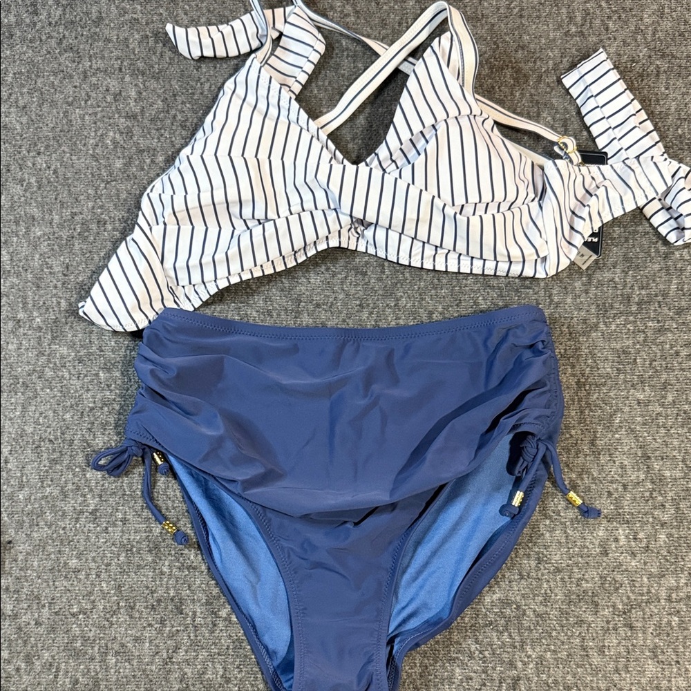 Nautical Striped Bikini Set - Picture 3 of 7